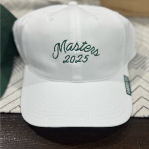 White Masters 2025 Cap